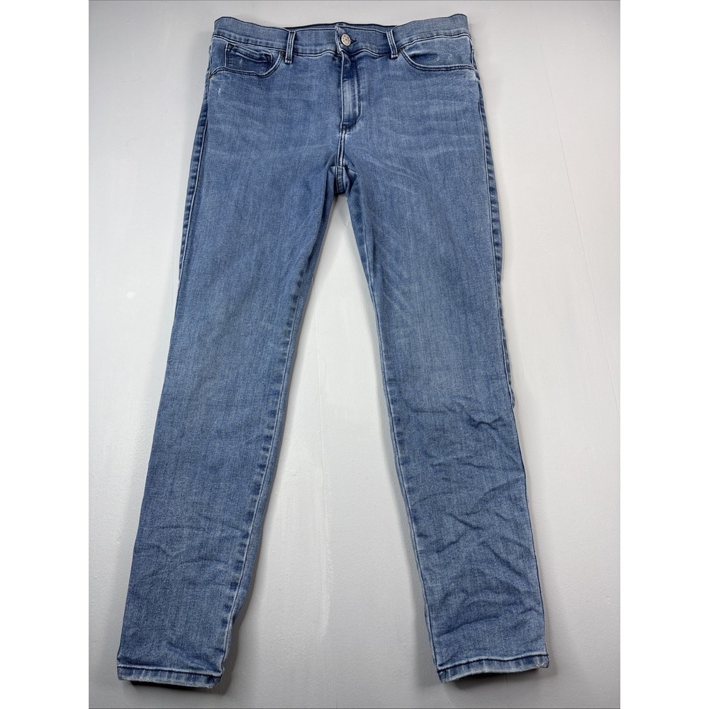 Mott And Bow Jeans Womens‎ 31x28 Mid Rise Skinny Stretch Blue